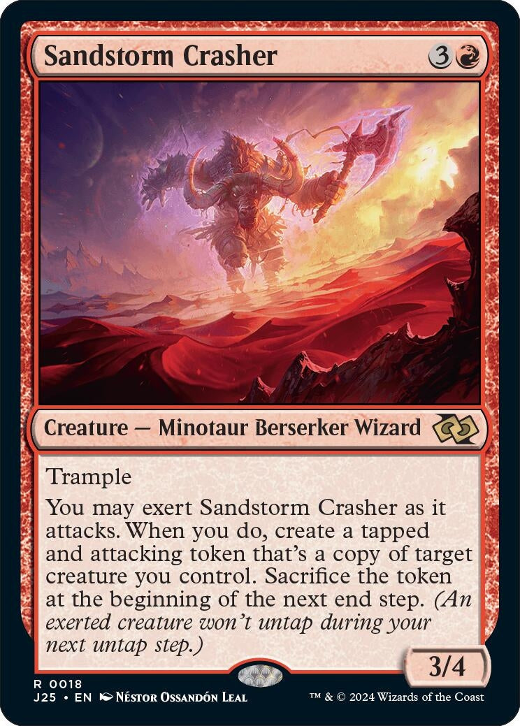 Image for Sandstorm Crasher (Foundations Jumpstart) (18) - Magic: The Gathering