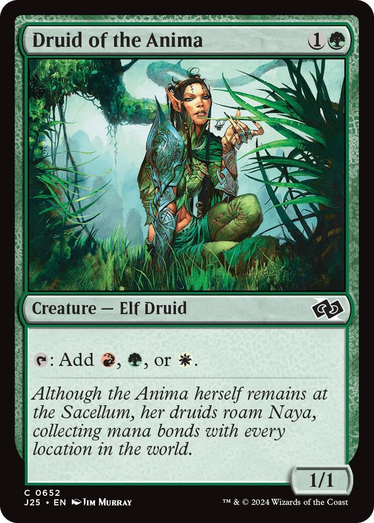 Image for Druid of the Anima (Foundations Jumpstart) (652) - Magic: The Gathering