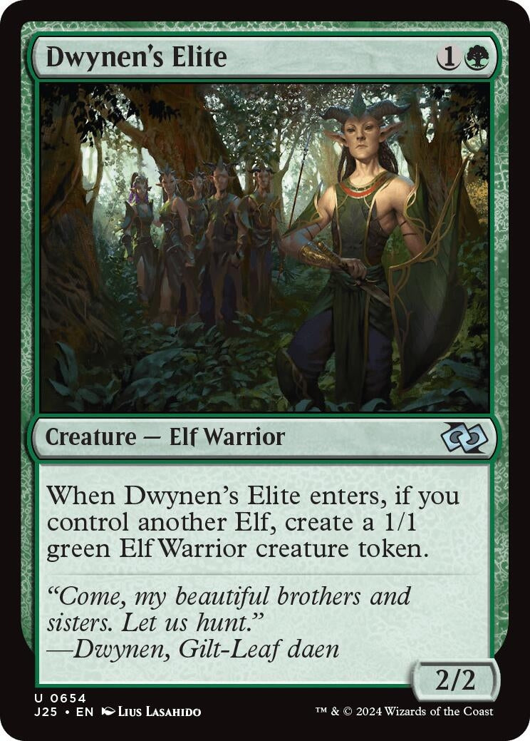 Image for Dwynen's Elite (Foundations Jumpstart) (654) - Magic: The Gathering