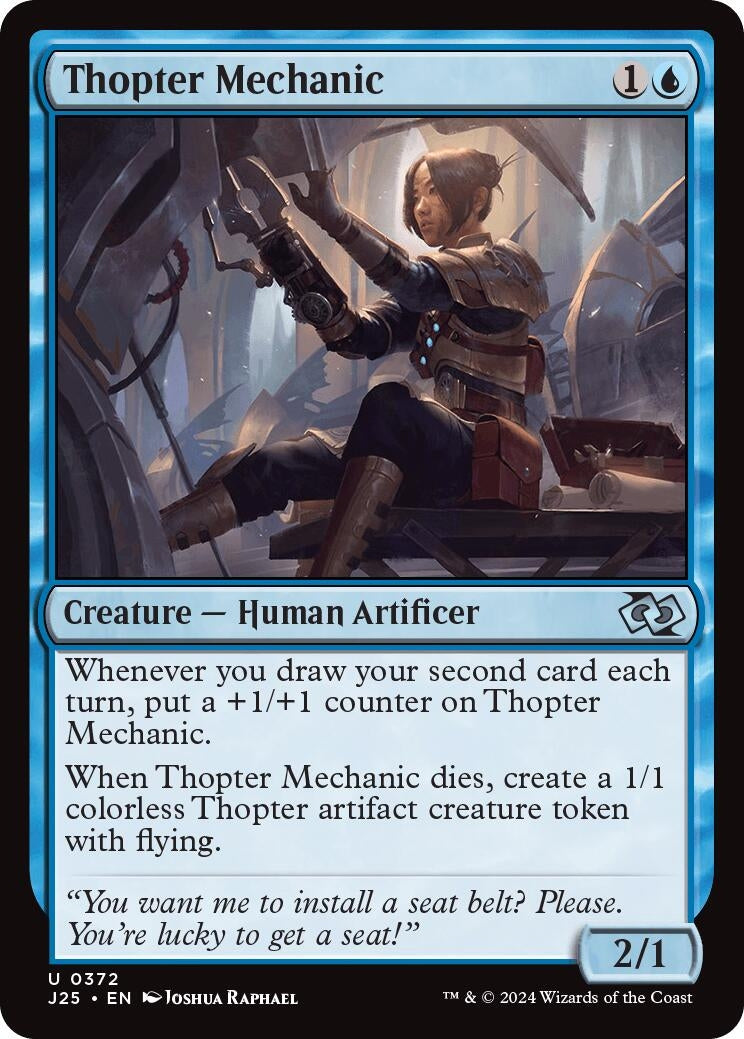 Image for Thopter Mechanic (Foundations Jumpstart) (372) - Magic: The Gathering