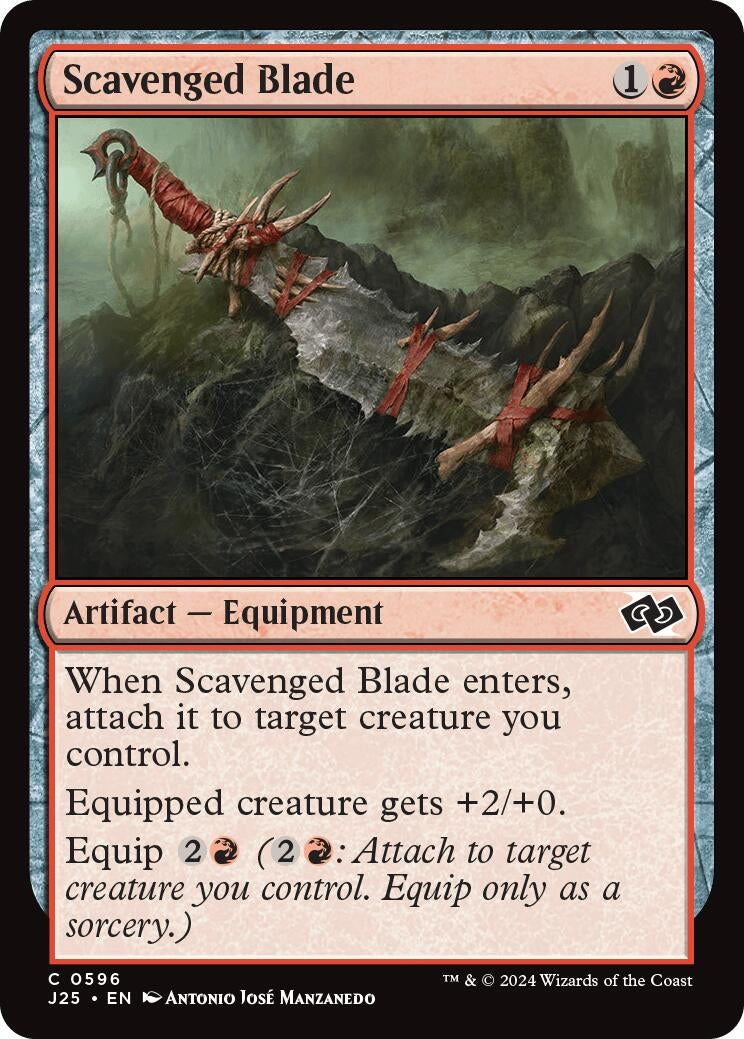 Image for Scavenged Blade (Foundations Jumpstart) (596) - Magic: The Gathering