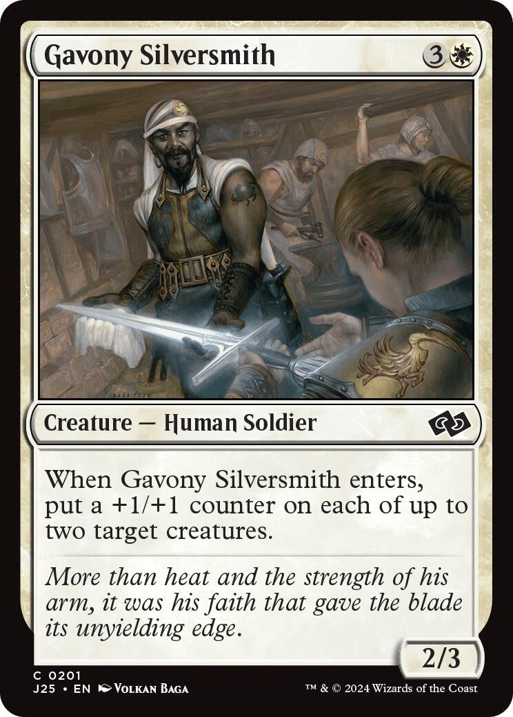 Image for Gavony Silversmith (Foundations Jumpstart) (201) - Magic: The Gathering