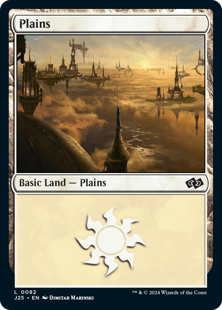 Image for Plains (0082) (Foundations Jumpstart) (82) - Magic: The Gathering