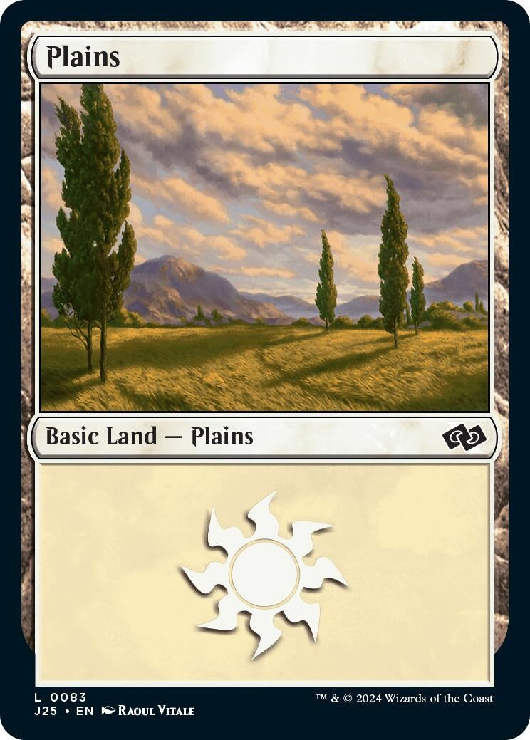 Image for Plains (0083) (Foundations Jumpstart) (83) - Magic: The Gathering