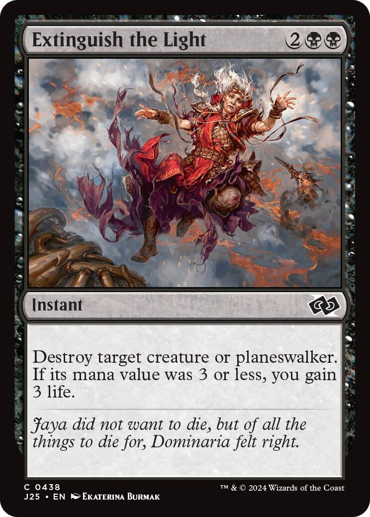 Image for Extinguish the Light (Foundations Jumpstart) (438) - Magic: The Gathering