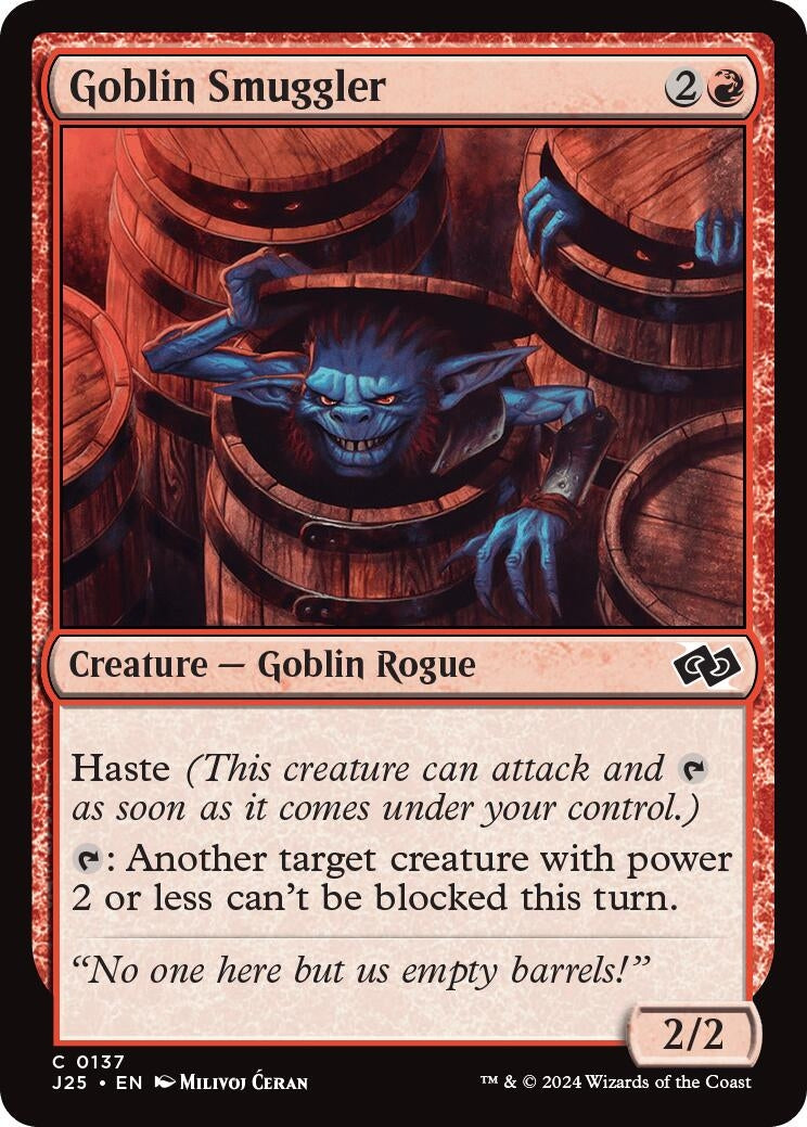 Image for Goblin Smuggler (Foundations Jumpstart) (137) - Magic: The Gathering