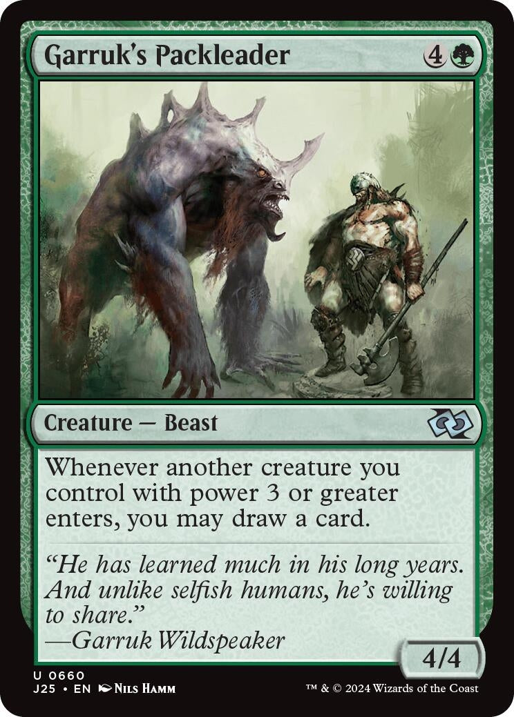 Image for Garruk's Packleader (Foundations Jumpstart) (660) - Magic: The Gathering