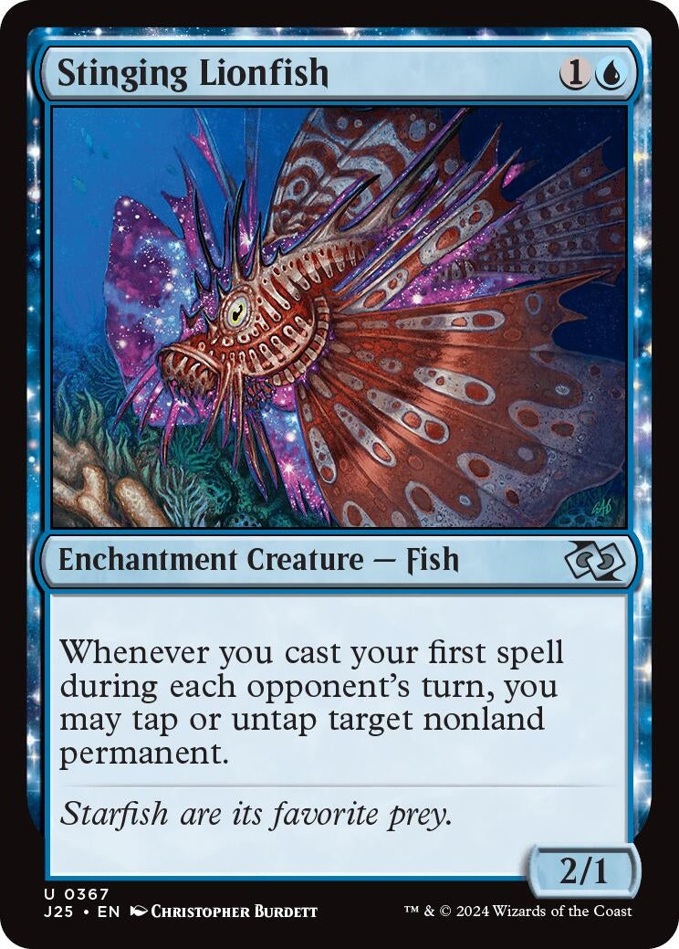 Image for Stinging Lionfish (Foundations Jumpstart) (367) - Magic: The Gathering