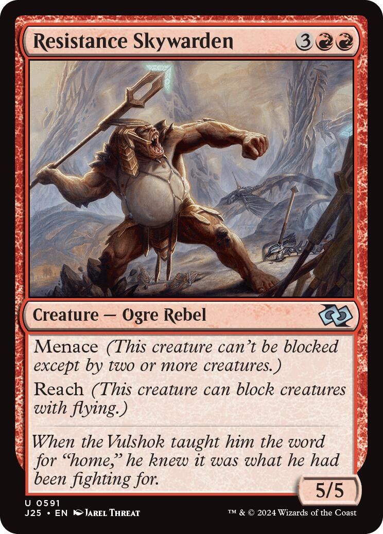 Image for Resistance Skywarden (Foundations Jumpstart) (591) - Magic: The Gathering