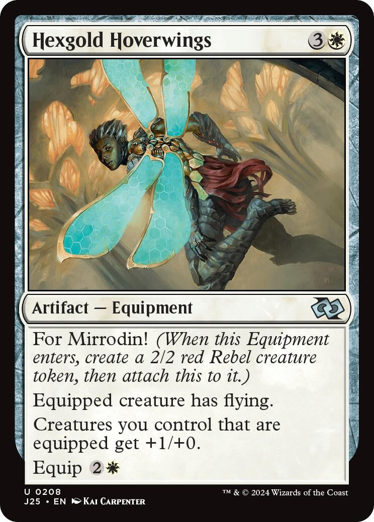 Image for Hexgold Hoverwings (Foundations Jumpstart) (208) - Magic: The Gathering