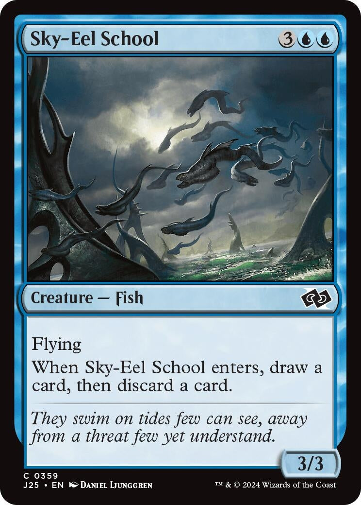 Image for Sky-Eel School (Foundations Jumpstart) (359) - Magic: The Gathering