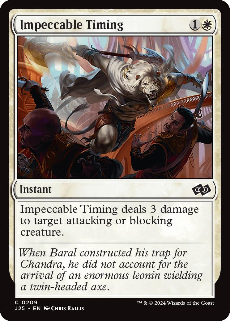 Image for Impeccable Timing (Foundations Jumpstart) (209) - Magic: The Gathering