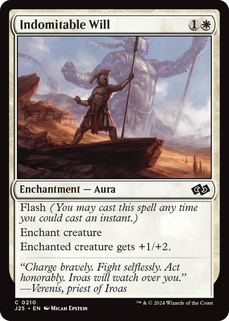Image for Indomitable Will (Foundations Jumpstart) (210) - Magic: The Gathering