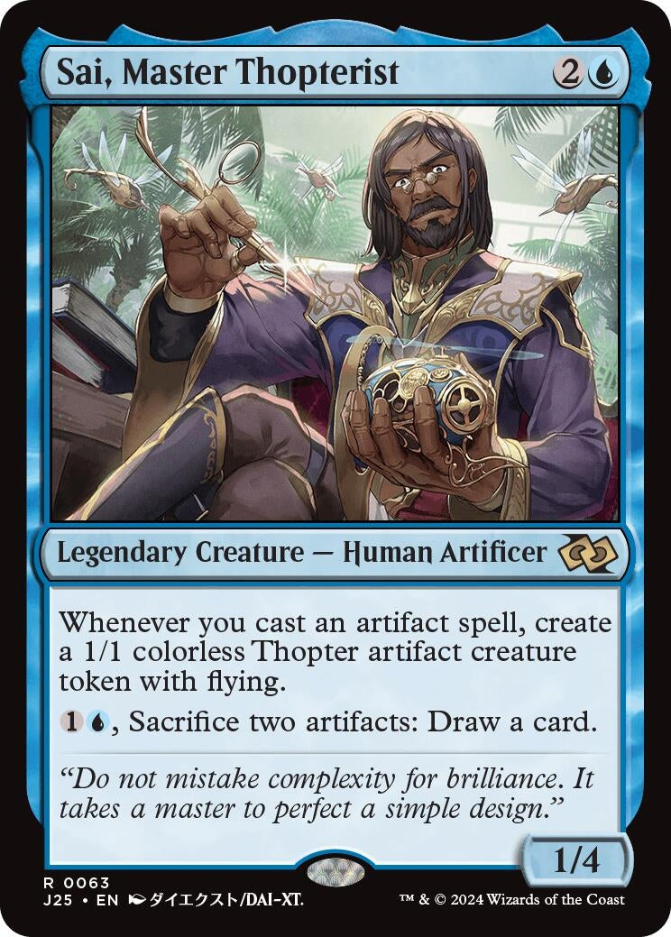 Image for Sai, Master Thopterist (Anime) (Foundations Jumpstart) (63) - Magic: The Gathering