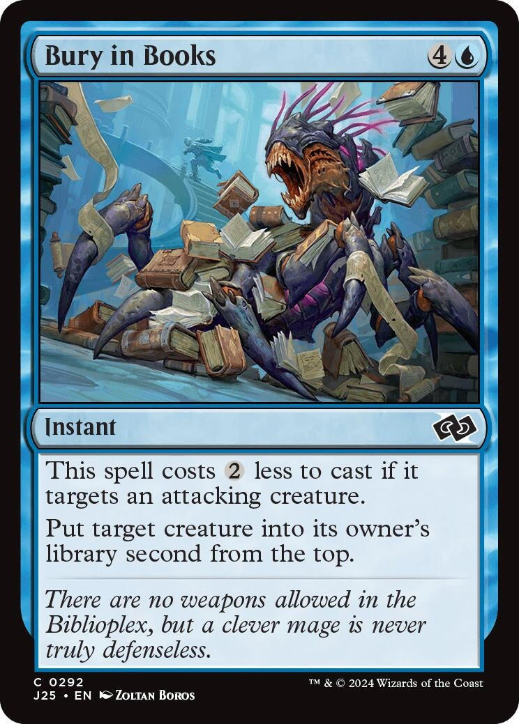 Image for Bury in Books (Foundations Jumpstart) (292) - Magic: The Gathering