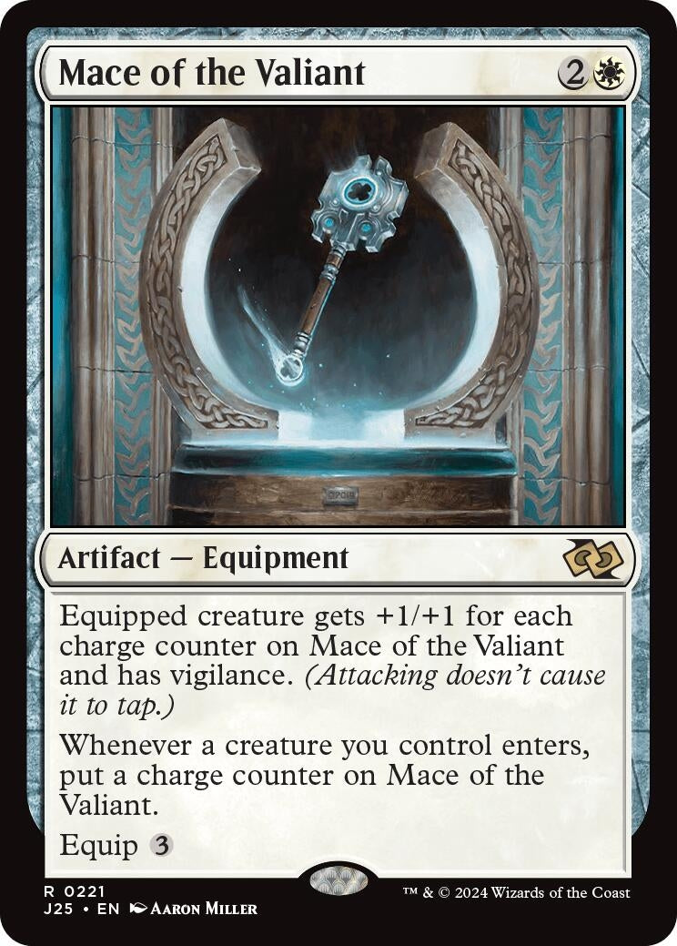 Image for Mace of the Valiant (Foundations Jumpstart) (221) - Magic: The Gathering