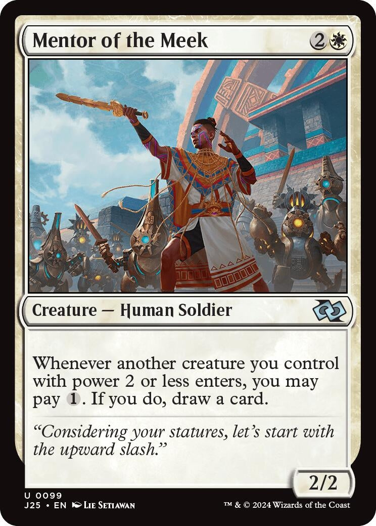 Image for Mentor of the Meek (Foundations Jumpstart) (99) - Magic: The Gathering