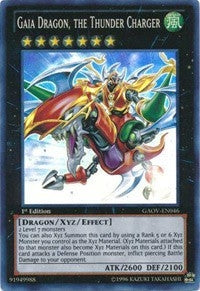 Image for Gaia Dragon, the Thunder Charger (Galactic Overlord) (GAOV-EN046) - YuGiOh