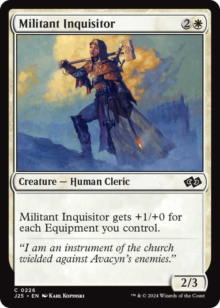 Image for Militant Inquisitor (Foundations Jumpstart) (226) - Magic: The Gathering