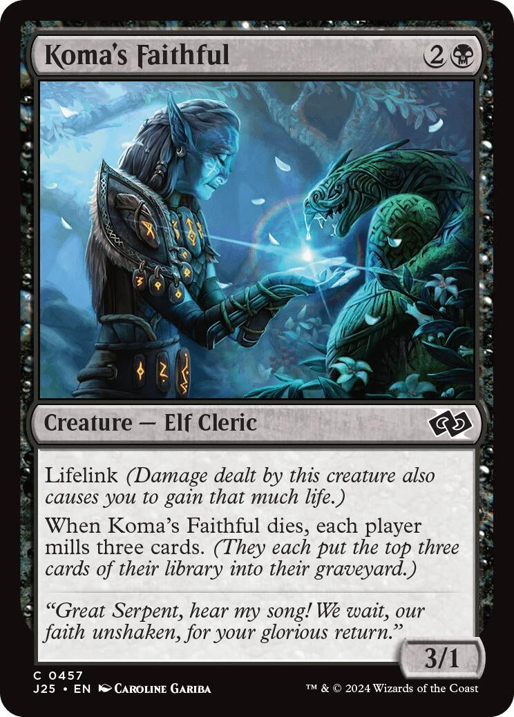 Image for Koma's Faithful (Foundations Jumpstart) (457) - Magic: The Gathering
