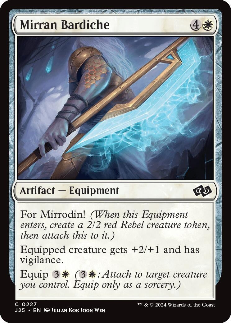 Image for Mirran Bardiche (Foundations Jumpstart) (227) - Magic: The Gathering