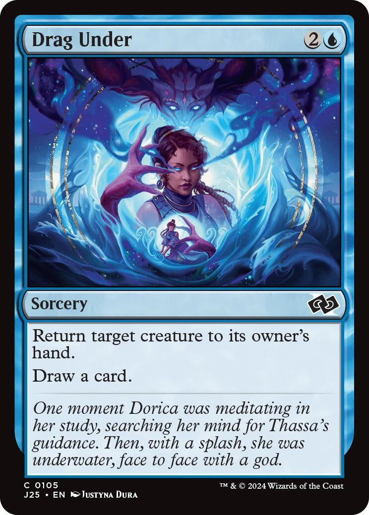 Image for Drag Under (Foundations Jumpstart) (105) - Magic: The Gathering