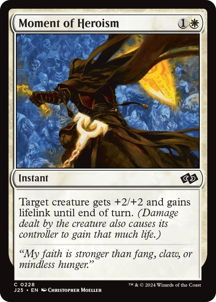 Image for Moment of Heroism (Foundations Jumpstart) (228) - Magic: The Gathering
