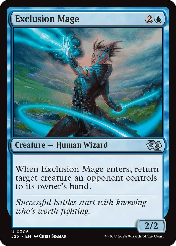 Image for Exclusion Mage (Foundations Jumpstart) (306) - Magic: The Gathering