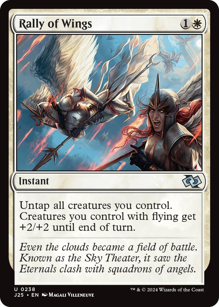Image for Rally of Wings (Foundations Jumpstart) (238) - Magic: The Gathering