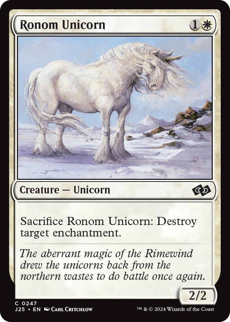 Image for Ronom Unicorn (Foundations Jumpstart) (247) - Magic: The Gathering