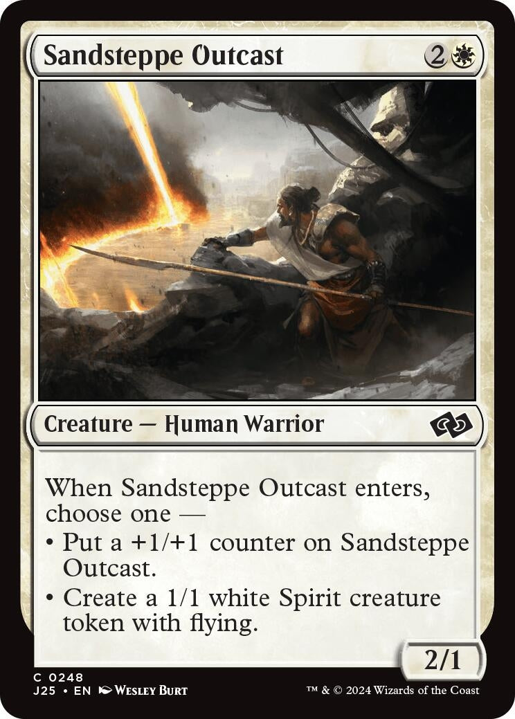Image for Sandsteppe Outcast (Foundations Jumpstart) (248) - Magic: The Gathering