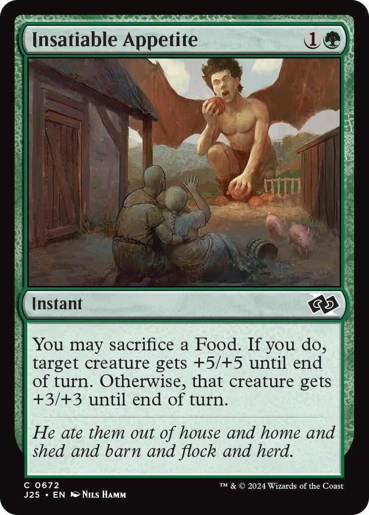 Image for Insatiable Appetite (Foundations Jumpstart) (672) - Magic: The Gathering