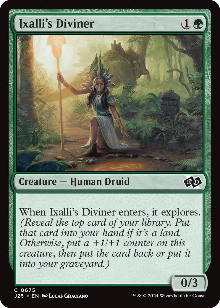 Image for Ixalli's Diviner (Foundations Jumpstart) (675) - Magic: The Gathering