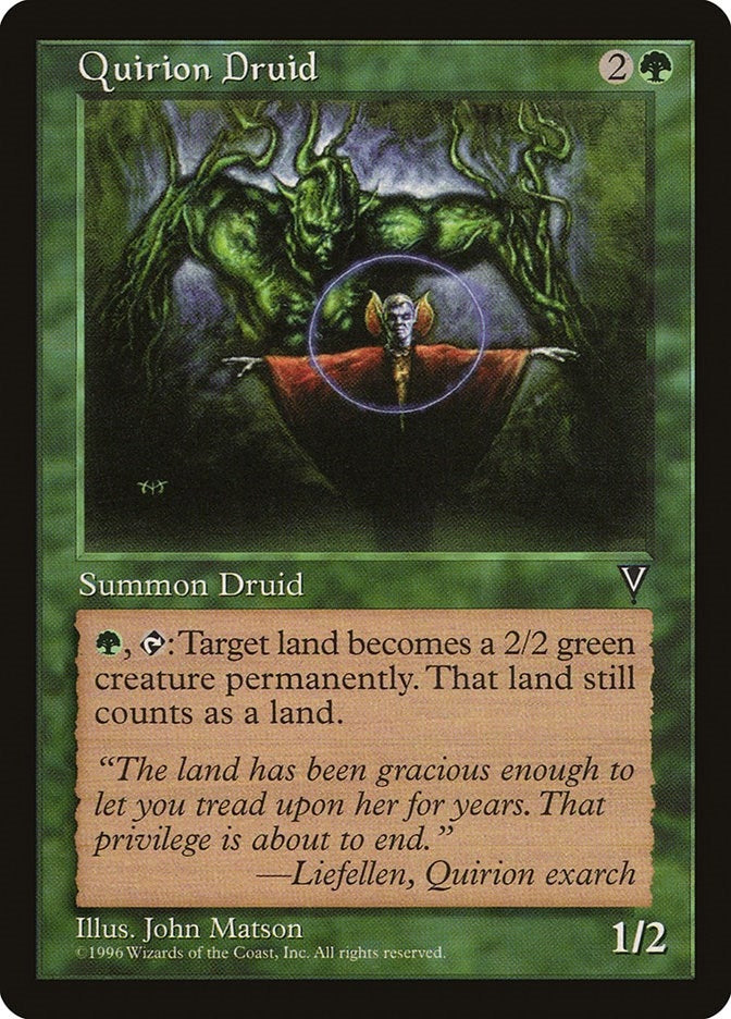 Image for Quirion Druid (Visions) - Magic: The Gathering