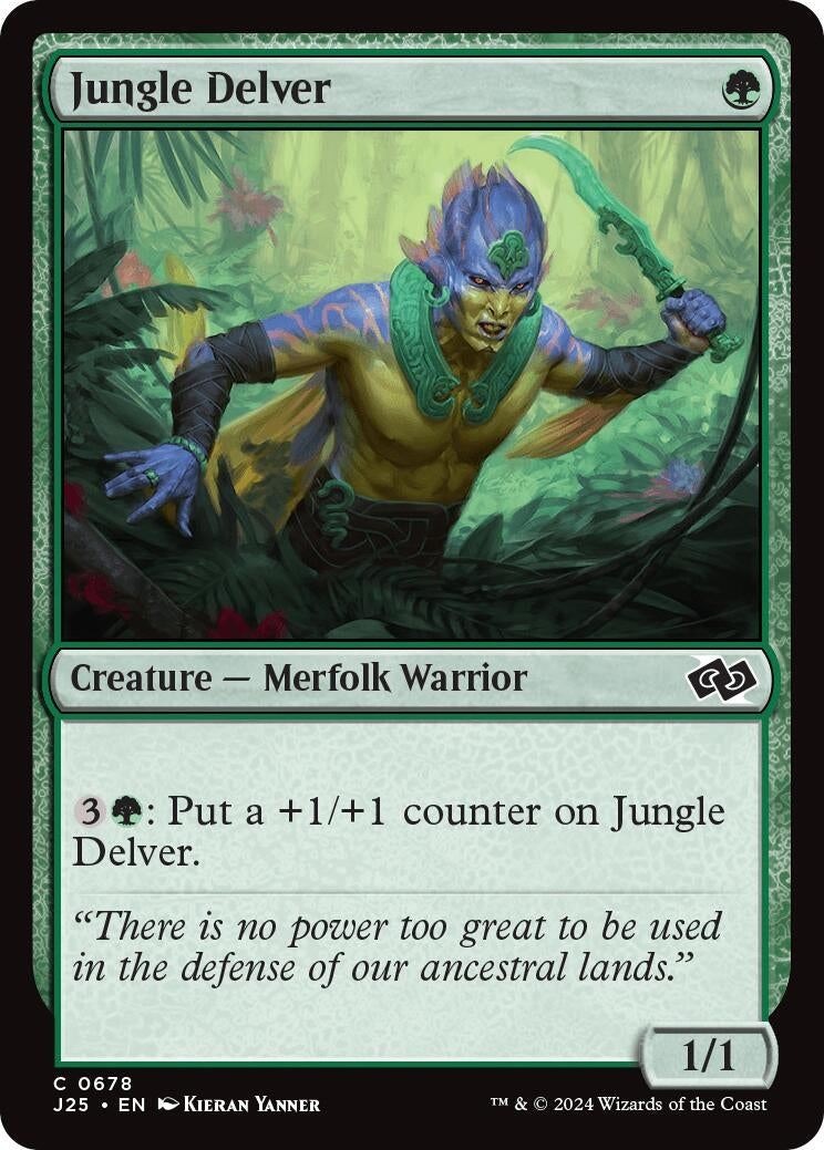 Image for Jungle Delver (Foundations Jumpstart) (678) - Magic: The Gathering