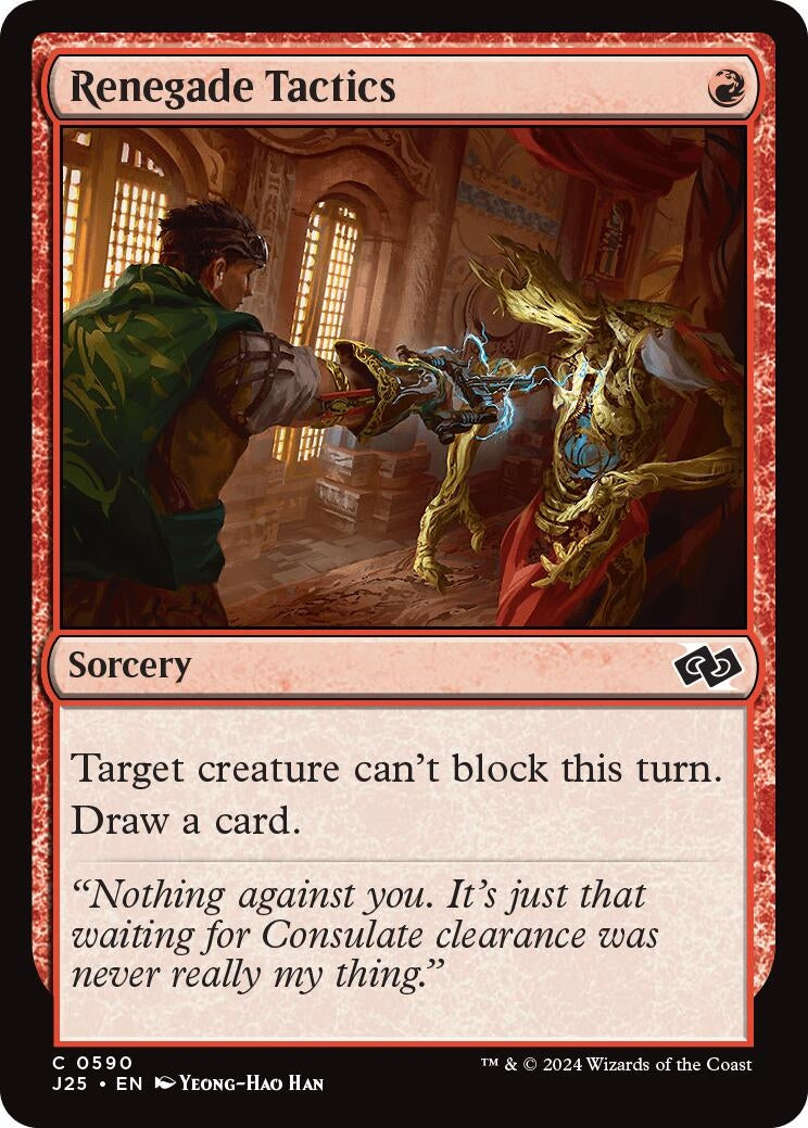 Image for Renegade Tactics (Foundations Jumpstart) (590) - Magic: The Gathering