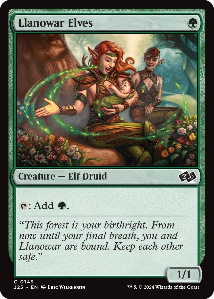 Image for Llanowar Elves (Foundations Jumpstart) (149) - Magic: The Gathering