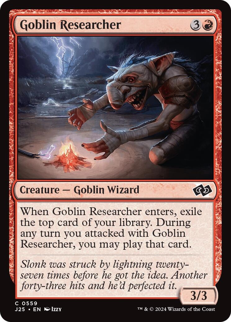 Image for Goblin Researcher (Foundations Jumpstart) (559) - Magic: The Gathering
