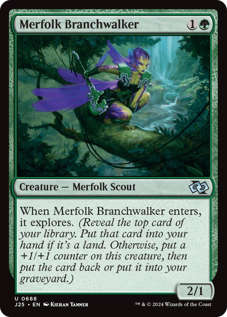 Image for Merfolk Branchwalker (Foundations Jumpstart) (688) - Magic: The Gathering