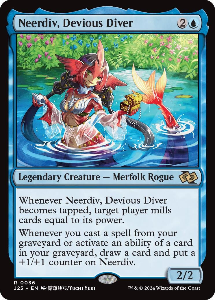 Image for Neerdiv, Devious Diver (Anime) (Foundations Jumpstart) (36) - Magic: The Gathering