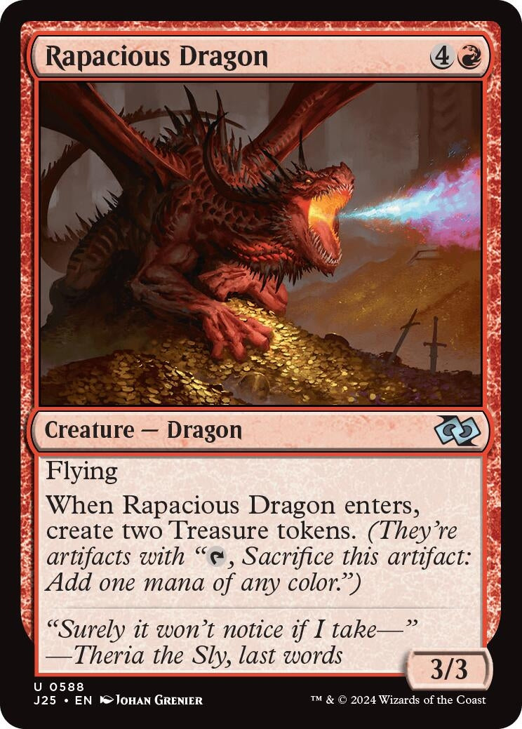 Image for Rapacious Dragon (Foundations Jumpstart) (588) - Magic: The Gathering