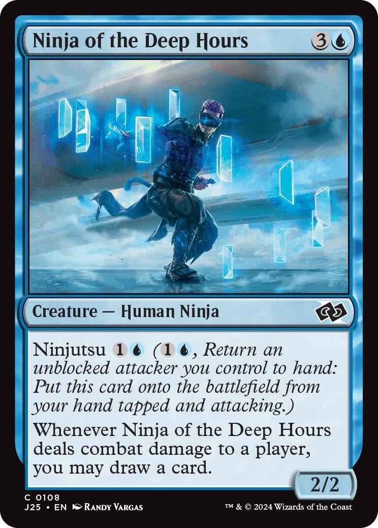 Image for Ninja of the Deep Hours (Foundations Jumpstart) (108) - Magic: The Gathering