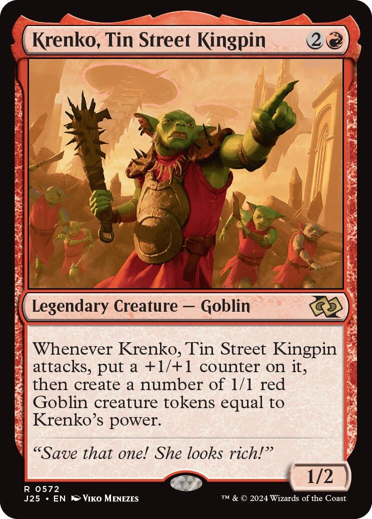 Image for Krenko, Tin Street Kingpin (Foundations Jumpstart) (572) - Magic: The Gathering