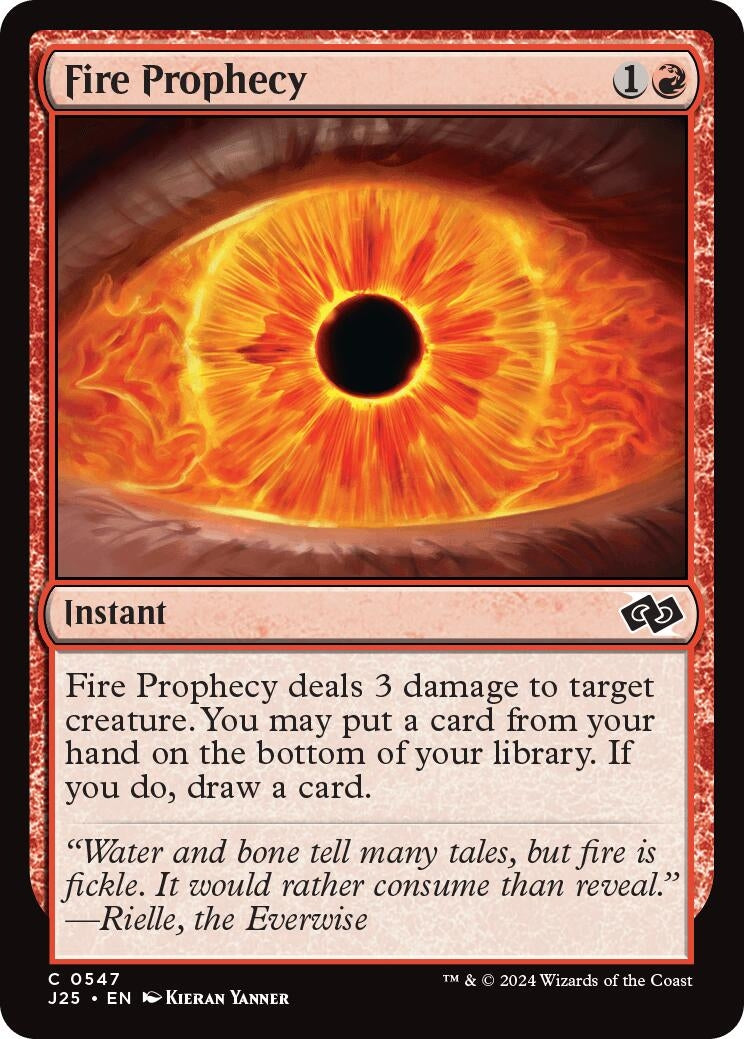 Image for Fire Prophecy (Foundations Jumpstart) (547) - Magic: The Gathering