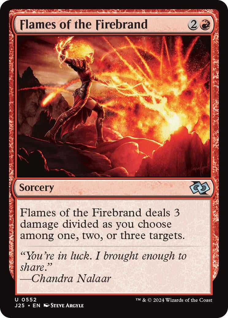 Image for Flames of the Firebrand (Foundations Jumpstart) (552) - Magic: The Gathering