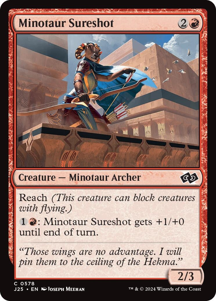 Image for Minotaur Sureshot (Foundations Jumpstart) (578) - Magic: The Gathering