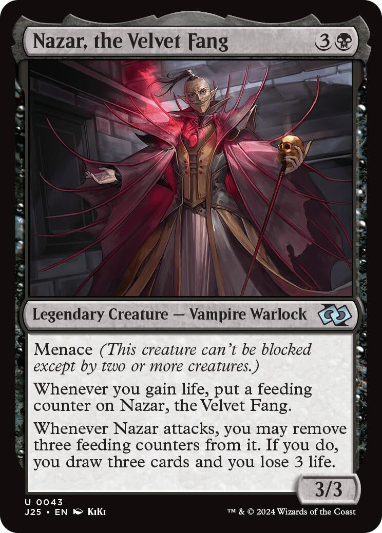 Image for Nazar, the Velvet Fang (Anime) (Foundations Jumpstart) (43) - Magic: The Gathering