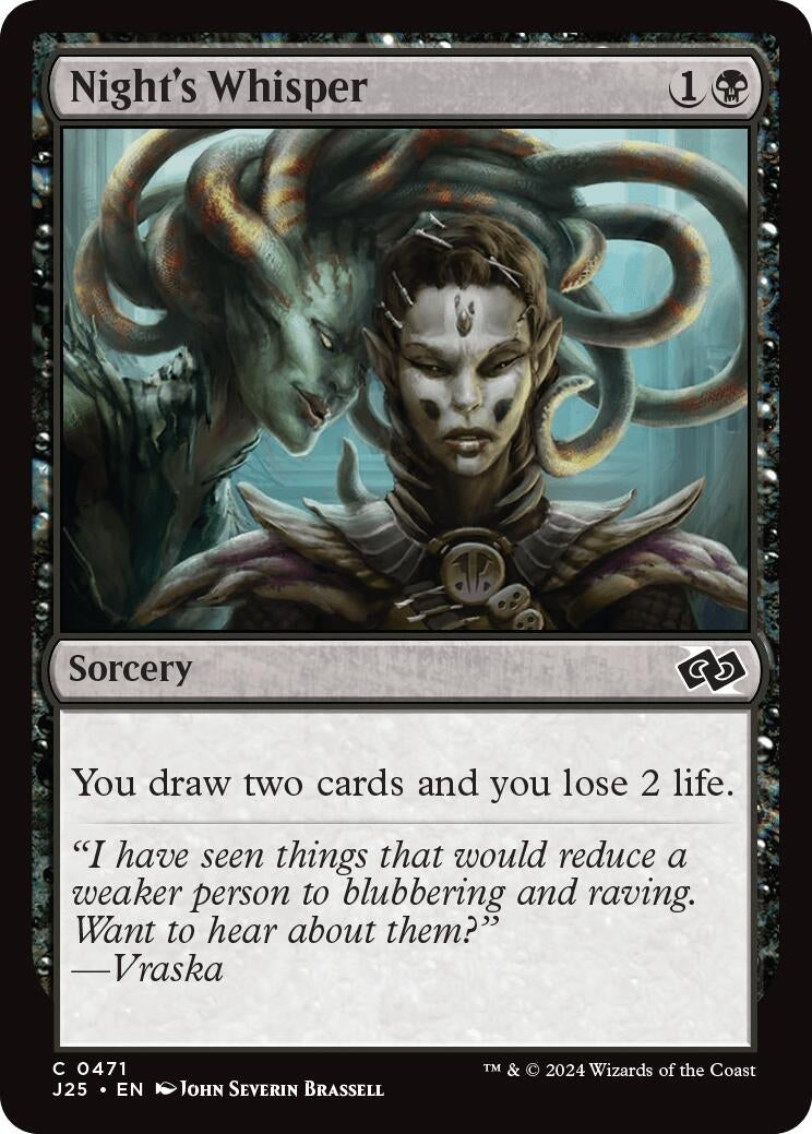 Image for Night's Whisper (Foundations Jumpstart) (471) - Magic: The Gathering
