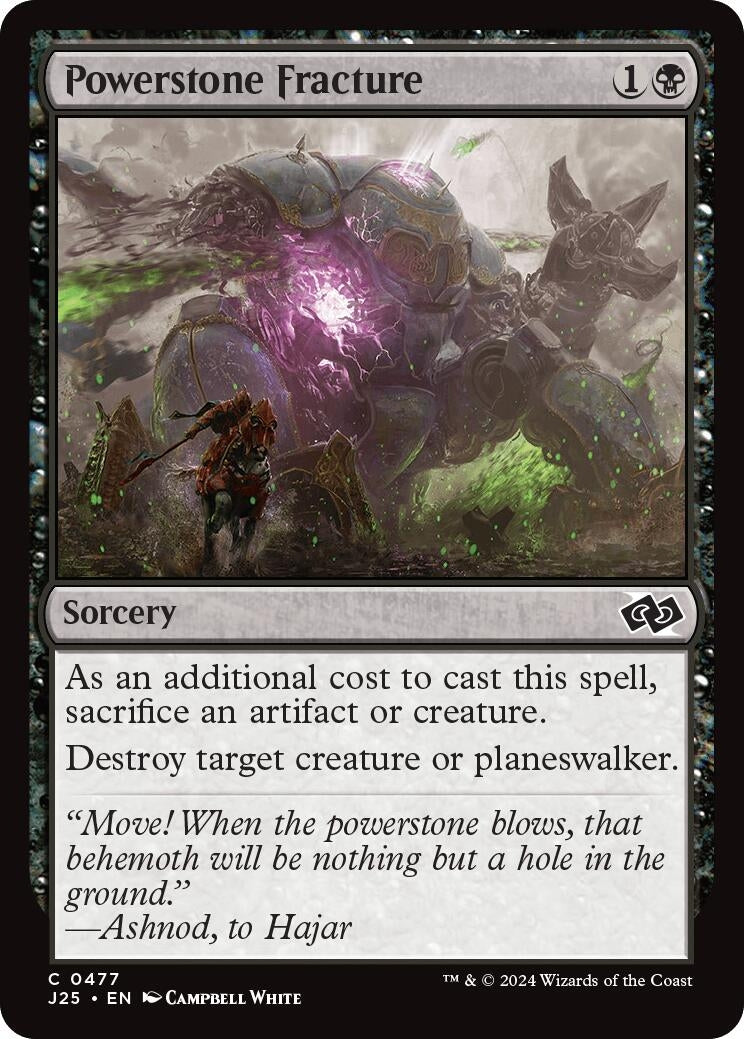 Image for Powerstone Fracture (Foundations Jumpstart) (477) - Magic: The Gathering