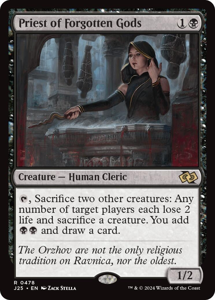 Image for Priest of Forgotten Gods (Foundations Jumpstart) (478) - Magic: The Gathering